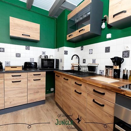 Maison "Jungle House" 90 M2 Billard, Retroprojecteur, Bar A Jeux , Vinyle, Wifi Fibre, Ideal Pro & Famille A Монбрізон Екстер'єр фото