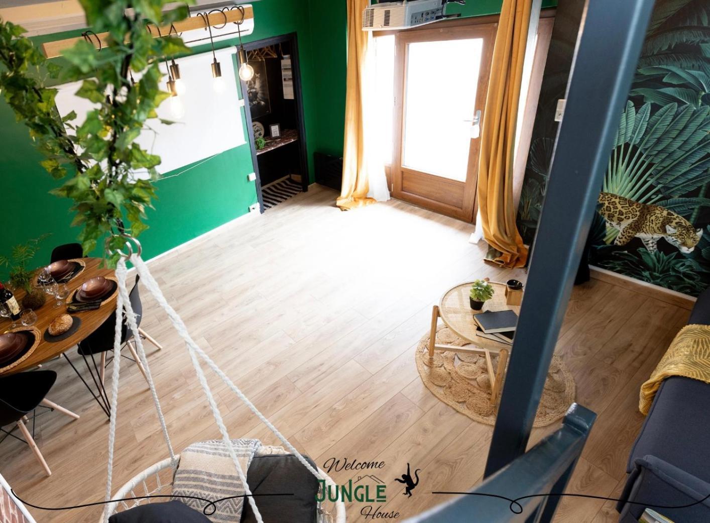 Maison "Jungle House" 90 M2 Billard, Retroprojecteur, Bar A Jeux , Vinyle, Wifi Fibre, Ideal Pro & Famille A Монбрізон Екстер'єр фото