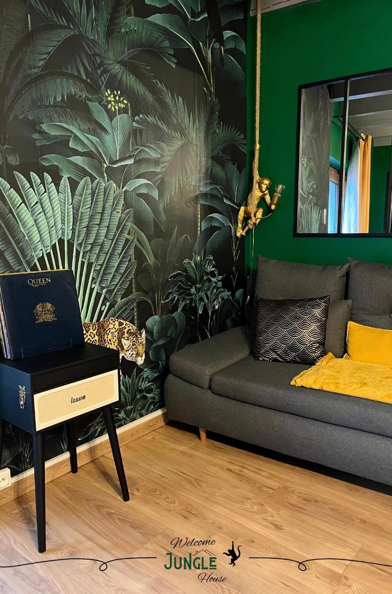 Maison "Jungle House" 90 M2 Billard, Retroprojecteur, Bar A Jeux , Vinyle, Wifi Fibre, Ideal Pro & Famille A Монбрізон Екстер'єр фото