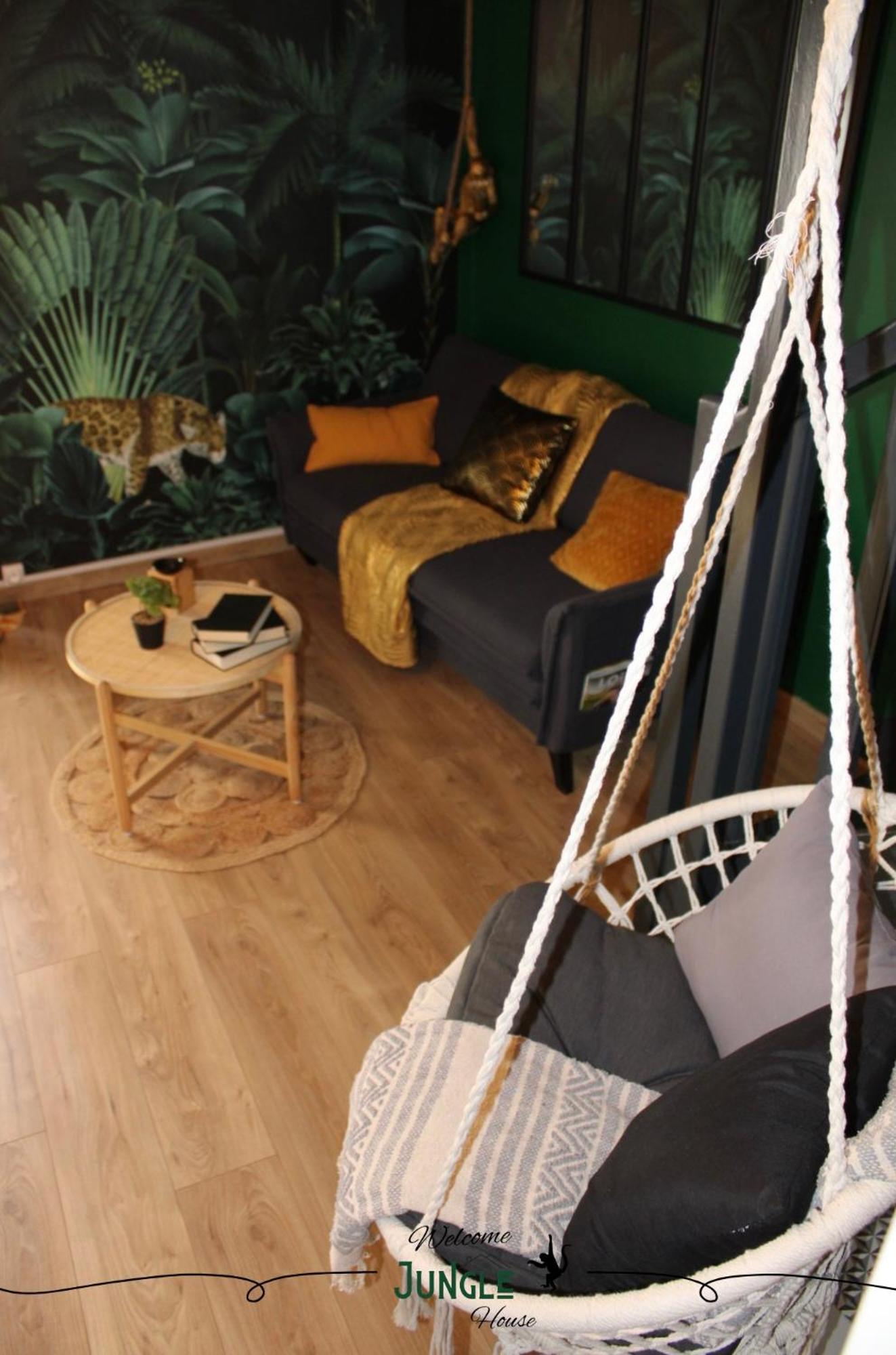 Maison "Jungle House" 90 M2 Billard, Retroprojecteur, Bar A Jeux , Vinyle, Wifi Fibre, Ideal Pro & Famille A Монбрізон Екстер'єр фото
