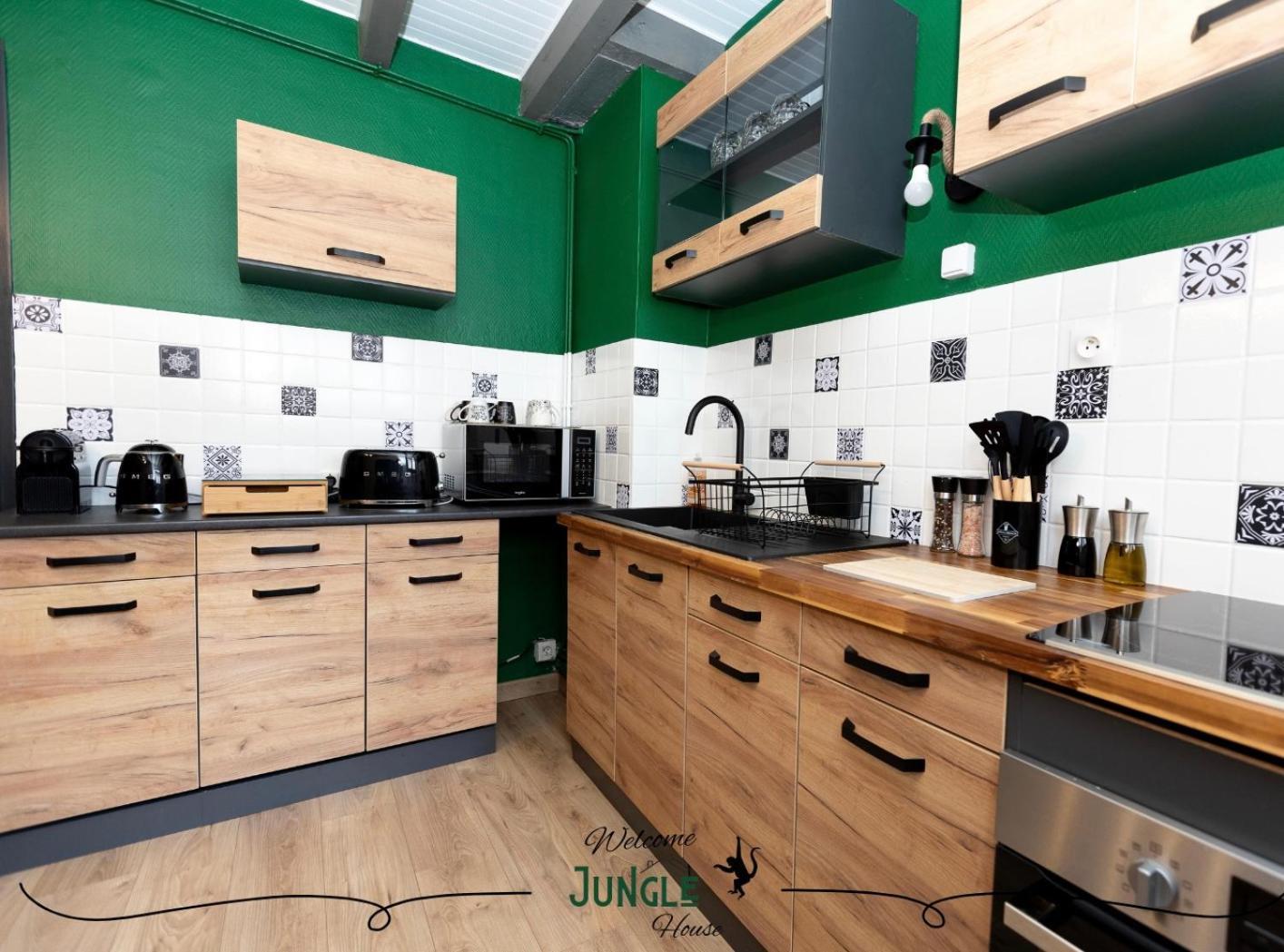 Maison "Jungle House" 90 M2 Billard, Retroprojecteur, Bar A Jeux , Vinyle, Wifi Fibre, Ideal Pro & Famille A Монбрізон Екстер'єр фото