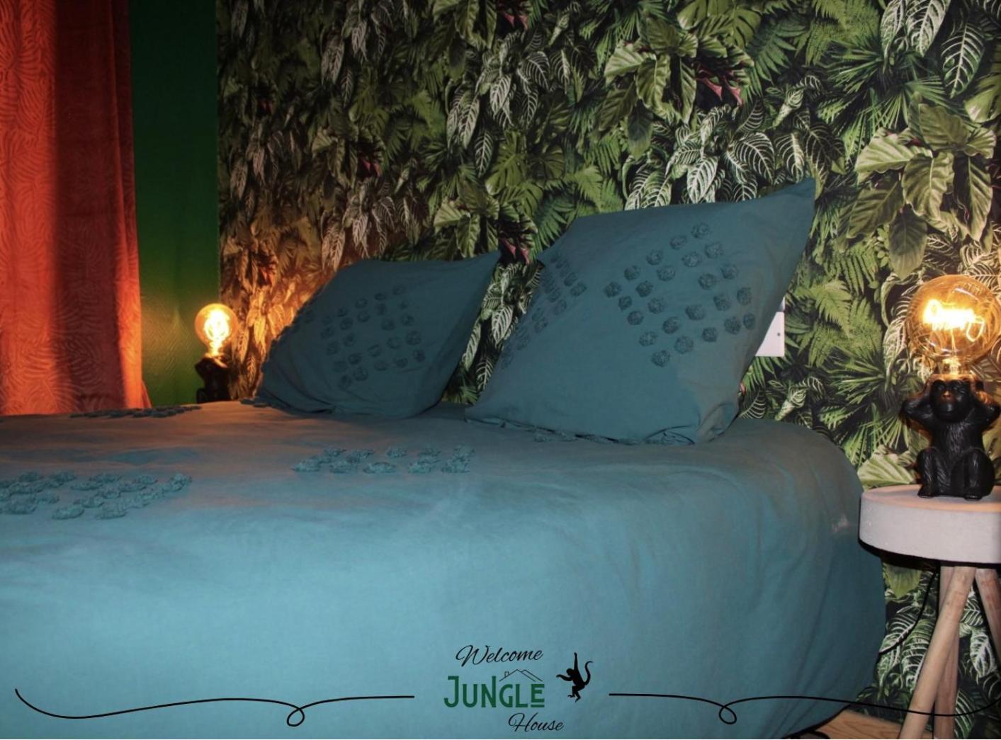Maison "Jungle House" 90 M2 Billard, Retroprojecteur, Bar A Jeux , Vinyle, Wifi Fibre, Ideal Pro & Famille A Монбрізон Екстер'єр фото