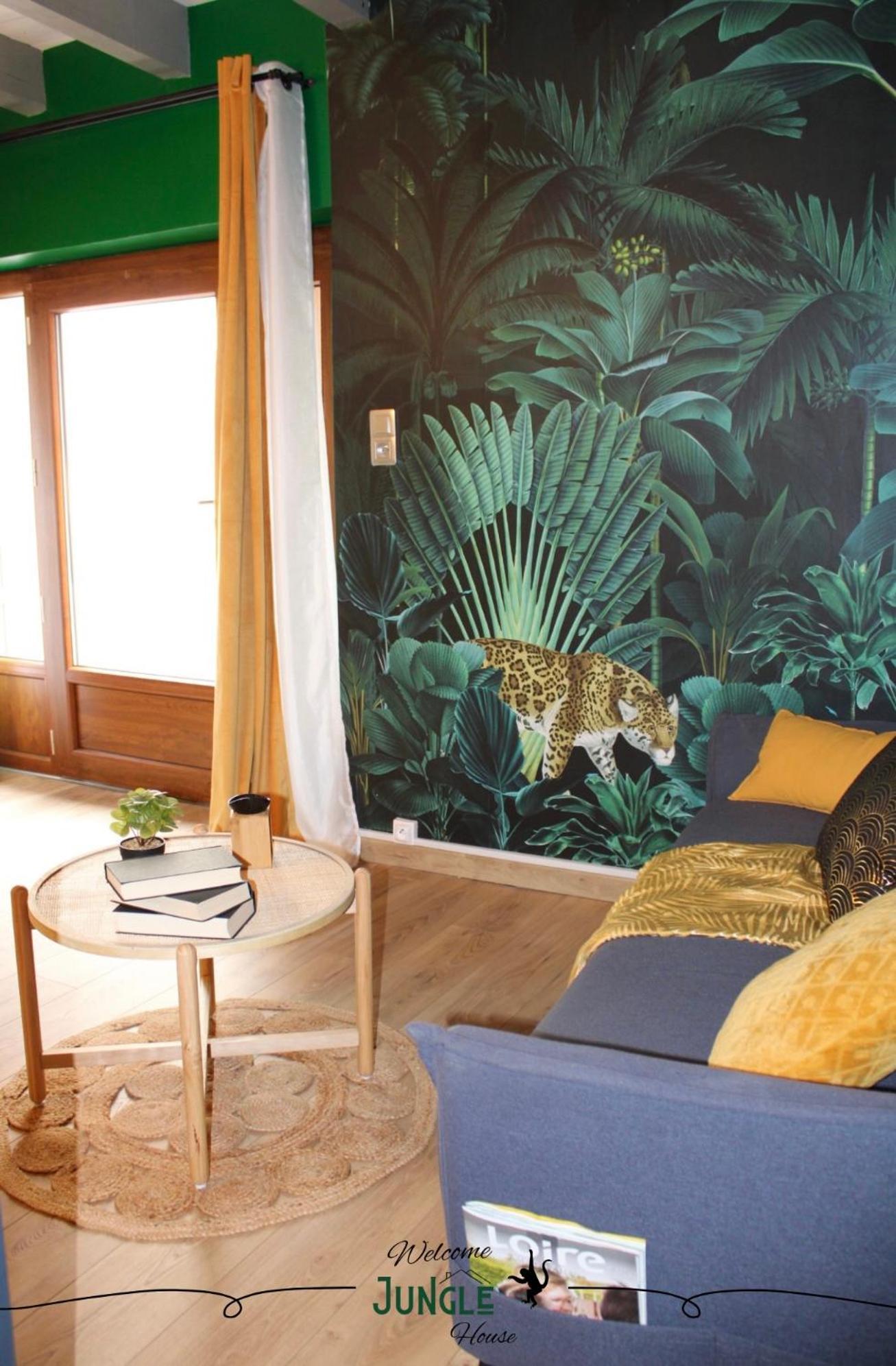 Maison "Jungle House" 90 M2 Billard, Retroprojecteur, Bar A Jeux , Vinyle, Wifi Fibre, Ideal Pro & Famille A Монбрізон Екстер'єр фото